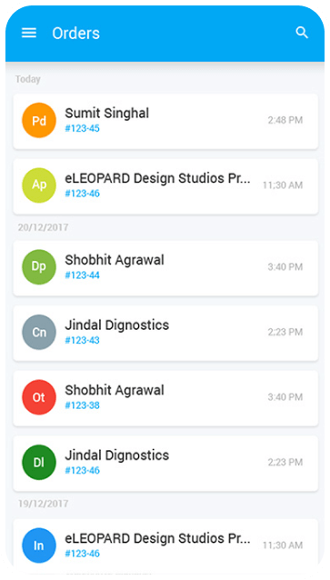 Add/Manage Orders