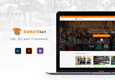 Donatekart Website Design