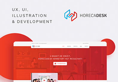 Horecadesk Website Design Development And Illustrations