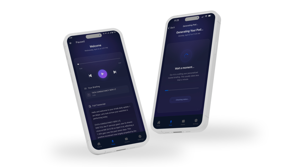 Artalk screens